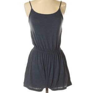 Simple Grey/Blue Romper
